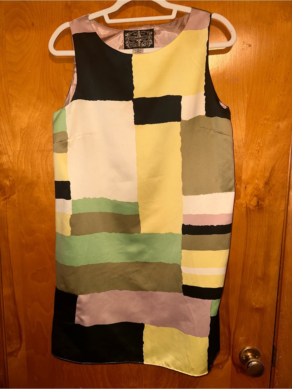 Anthropologie x James Coviello Colorblock Shift Dress - Multicolor sz M